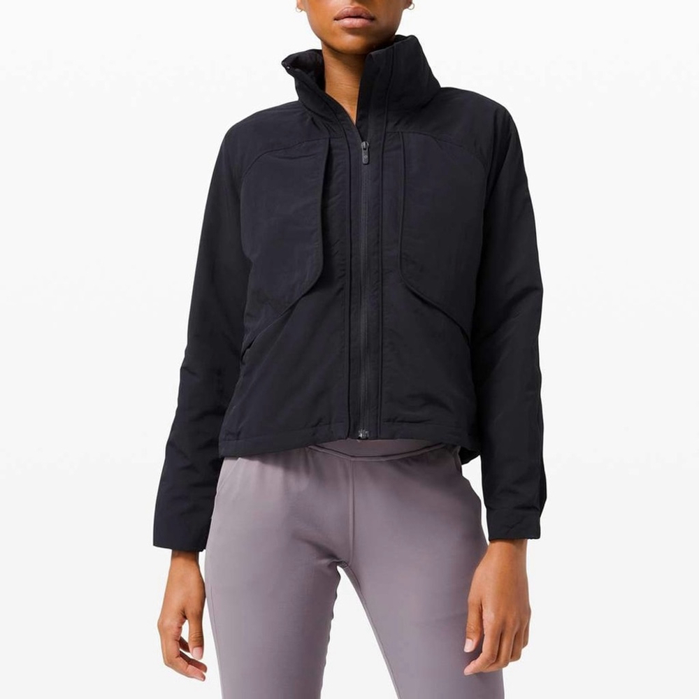 Lululemon Always Effortless Jacket Black (Second Release) Size 8 Windproof